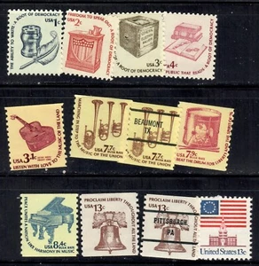 #1581...16224 1975 MNH 12 estampillas americanas diferentes - Imagen 1 de 1