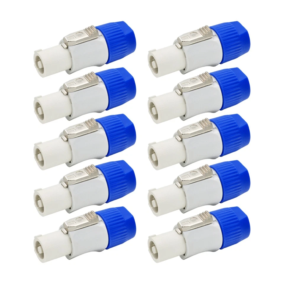10 pcs NAC3FCB Powercon Cable Connector Power adapter Replacement for Neutrik - Image 1 of 1