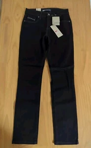 Levi's Mid Rise Skinny Leg Size 4M 27 Stretch Denim Black Jeans New NWT - Picture 1 of 8