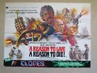 A Reason to Live A Reason to Die! Original Quad Film Poster James Coburn