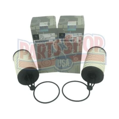 Kit de filtro de aceite de motor OEM 2x Mercedes Benz C CL CLS E GLC GLE GLK ML R S EE. UU. Foto 1 de 2