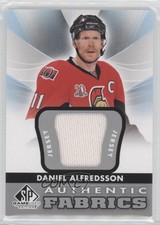 2012-13 SP Game Used Edition Authentic Fabrics Daniel Alfredsson #AF-DA HOF