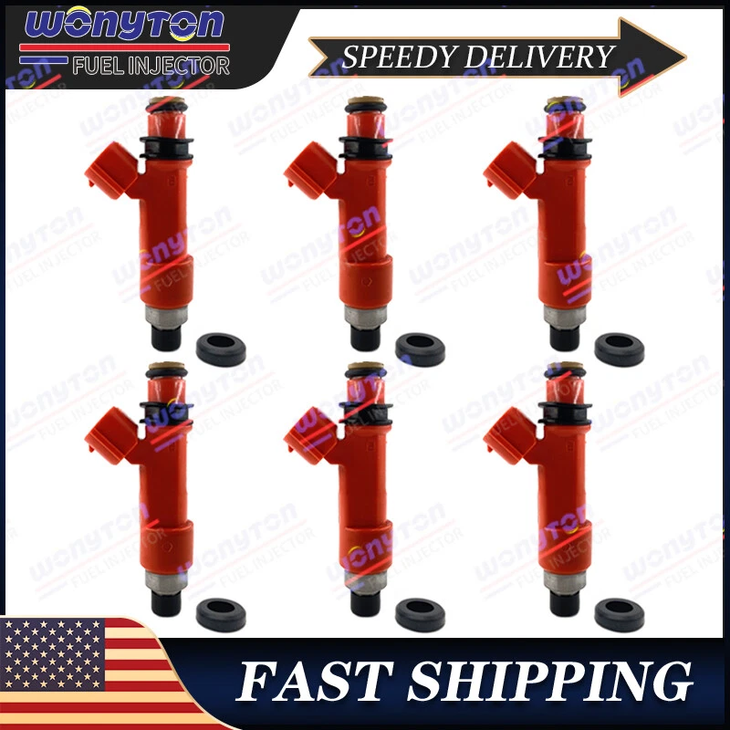 Inyectores de combustible Denso 195500-5670 6 piezas para Mitsubishi Montero 95-96 3,0 L V6 Foto 1 de 4