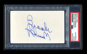 BROOKS ROBINSON SIGNED INDEX CARD MINT PSA/DNA SLABBED AUTOGRAPHED HOF ORIOLES - Picture 1 of 1