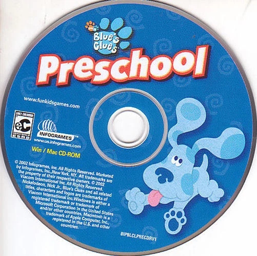 Blue's Clues PRESCHOOL - for Windows PC Educational Kids Game - NEW CDrom - Image 1 of 1