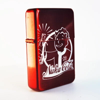 BRAND NEW - DESIGNED BRUSHED STYLED CIGARETTE PETROL LIGHTER - Nuka