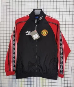 GIACCA TUTA MANCHESTER UTD 1997-98 S M L XL CALCIO VINTAGE TRAINING TRACKSUIT - Foto 1 di 7