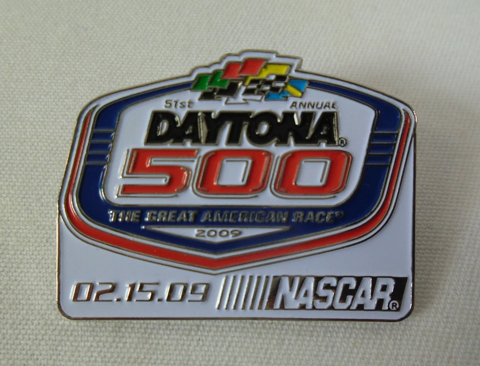 2009 Daytona 500 51st Running International Speedway NASCAR Collector Pin  - Image 1 of 4