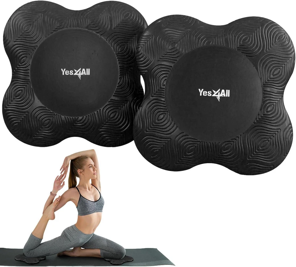 Yes4All 2PCS Yoga Knee Pads Extra Thick, Yoga Kneeling Pad For Pilates Exercise, - Image 1 of 4