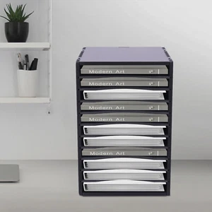 Multifunktionale Organizer 11 Fach Datei Sortierer Papier Aufbewahrung Halter Weiß - Bild 1 von 18