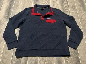Patagonia Organic Cotton Quilt Snap T Pullover Sweatshirt Size Large - Picture 1 of 6