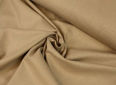 LEINEN VISKOSE Stoff leicht weich elegant Kleider Hosen SAND EUR 12,98/m - Bild 1 von 2