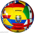 5 NEW WORLD CUP 2014 COUNTRY FLAG SOCCER BALLS 32 Panel size 5