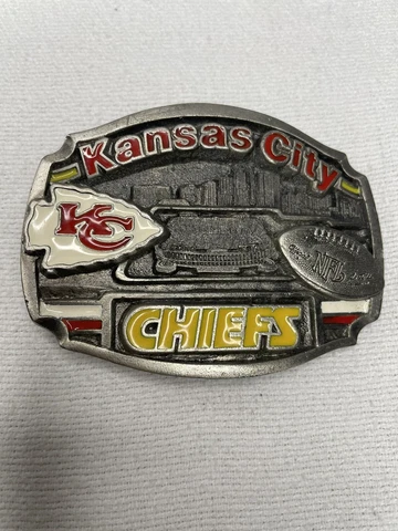 NFL Kansas City Chiefs Belt Buckle Limited Edition #660 Cover