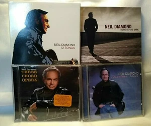 Neil Diamond 4 cds Home Before Dark, 12 Songs, Three Chord Opera, Tennessee Moon - Imagen 1 de 2