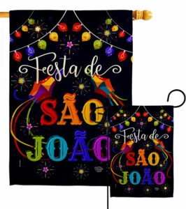 Festa de São João Garden Flag Junina Celebration Decorative Yard House Banner - Picture 1 of 17