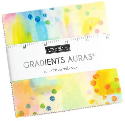 Gradients Auras Moda Charm Pack 42 100% Cotton 5" Precut Fabric Squares - Image 1 of 2