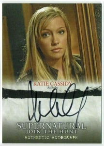 Supernatural Seasons 1-3 Autograph Card A05 Katie Cassidy As Ruby Auto - Picture 1 of 2