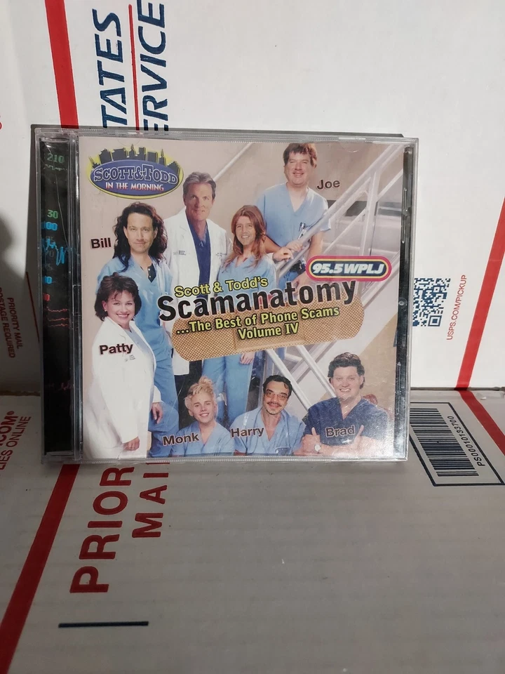WPLJ 95.5 NYC Radio Scott & Todd's Scamanatomy Best of Phone Scams Volume 4 CD