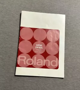 Roland DP90 DP90S Owner's Manual - Picture 1 of 3