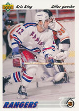 1991-92 Upper Deck French #330 KRIS KING - New York Rangers