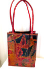 Leather Brand K Handbag "A Place in the Sun" Tropical Shoulder Beach Bag Tote