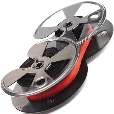 Royal KMM Typewriter Desktop Twin Metal Spools with New Black & Red Ribbon - Image 1 of 4