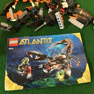 Lego 8076 Atlantis Deep Sea Striker Complete 2010 Scorpion No Box Not Complete - Picture 1 of 7