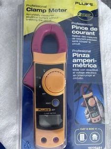 Fluke 321 Clamp Meter Never Used, Blister Pack opened CAT II 600V #0220481 - Picture 1 of 6