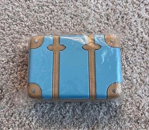GLOBE-TROTTER ANA Collaboration Pouch First Class Amenity Light Blue Trunk Case - Bild 1 von 12