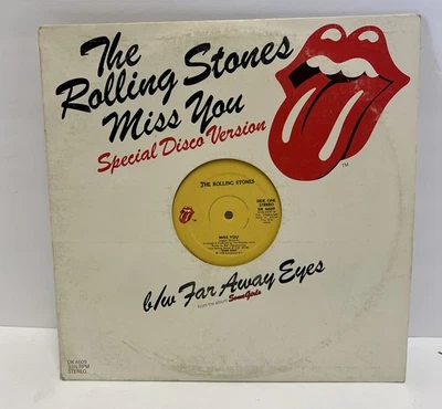 THE ROLLING STONES Miss You (Disco Version) LP  Record 12” DK4609 VG+ (Miss You) - Image 1 of 4