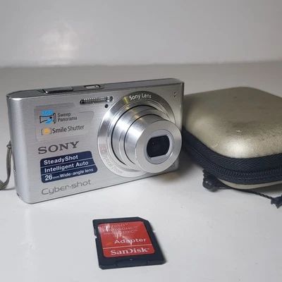 Sony Cyber-shot DSC-W610 Forocamera Digitale Con Scheda Di Memoria NO CARICATORE - Immagine 1 di 4
