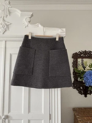 Gorgeous Boiled 100% Wool Boxy Skirt Cos Size EUR 36 UK 8 - Image 1 of 4
