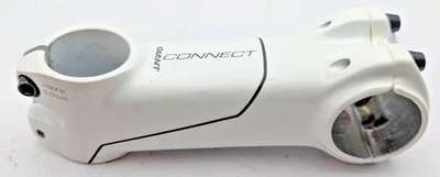 NEW GIANT CONNECT 1 1/8" 100MM LONG +/-8 DEGREE THREADLESS STEM WHITE 31.8MM - Image 1 of 4