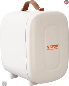 VEVOR Mini Skin Care Fridge 4 L/6 Can Cute Makeup Refrigerator for Cosmetics - Picture 1 of 7