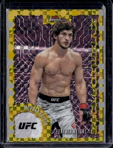 2025 Topps Finest UFC #IT-27 Movsar Evloev Intimidators Checkerboard - Picture 1 of 2