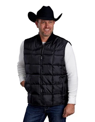 Chaleco Roper Western Para Hombres Cremallera Precio Punto XL Negro 03-097-0763-0600 BL Foto 1 de 2