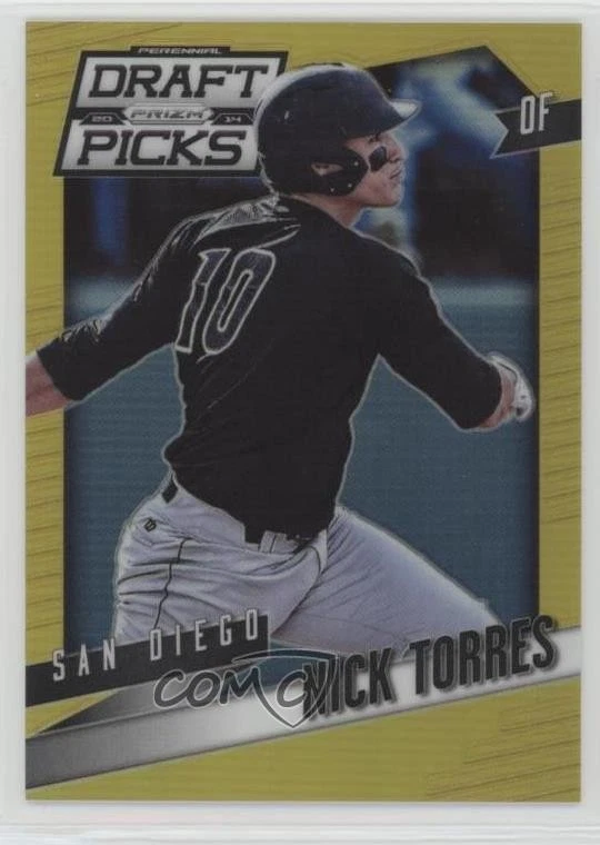 2014 Panini Prizm Perennial Draft Picks Gold Prizm /10 Nick Torres #23 - Image 1 of 2