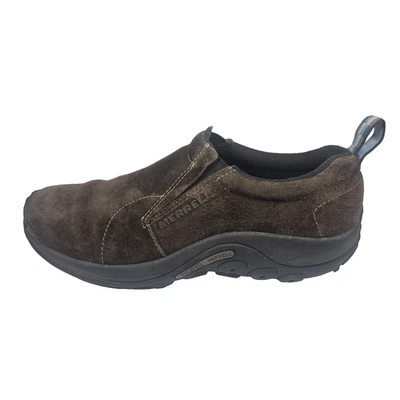 Zapatos sin cordones Merrell Jungle Moc Fudge para hombre marrón gamuza 11.5 46 Comfort Trail Foto 1 de 4