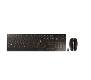 DW 9100 SLIM Kit Clavier et Souris Sans Fil Disposition Française AZERTY Bl... - Photo 1/6
