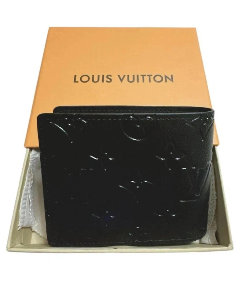 New Louis Vuitton Multiple Monogram Slender Canvas Black Men’s Wallet WITH BOX - Image 1 of 4
