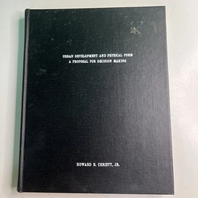 1971 Rice University Thesis By Christy Urban Development Proposal Houston Texas - Image 1 of 4