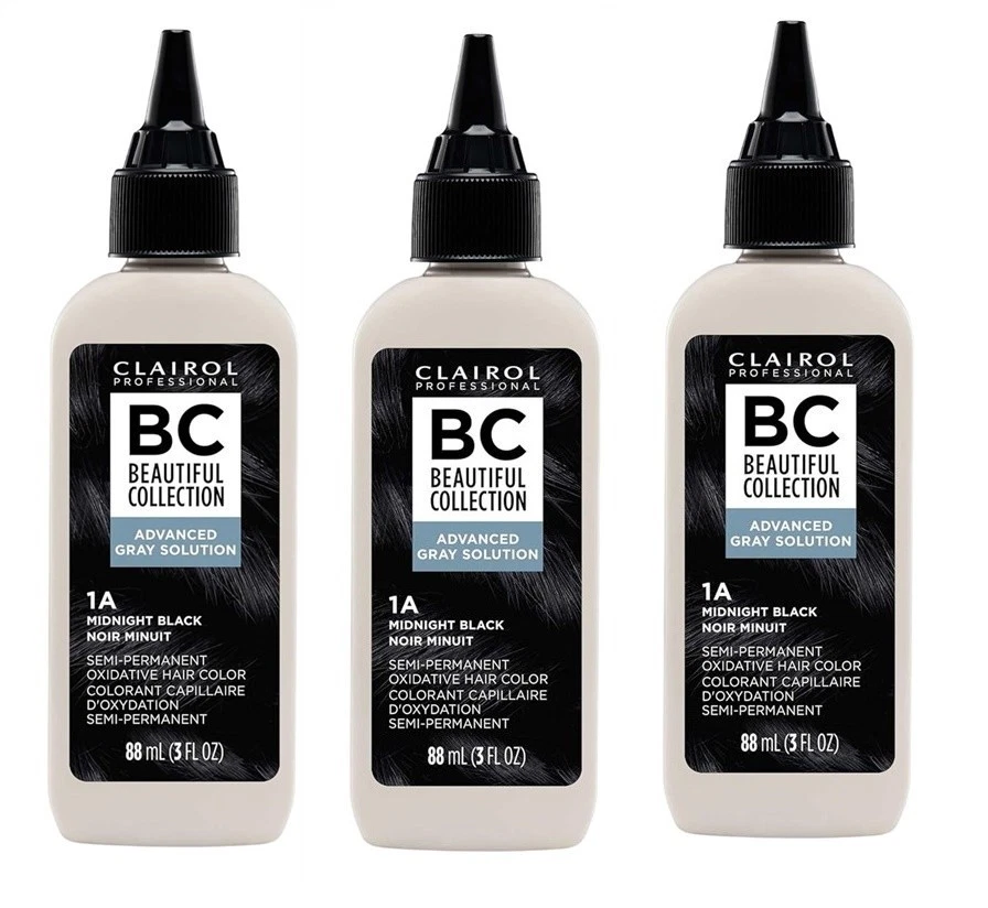 BL Clairol Beautiful Ags Coll. #1A Midnight Black 3oz X 3 Packs - Image 1 of 1