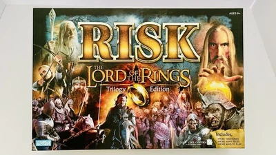 Parker Brothers Risk The Lord of the Rings Board Game Trilogy Complete Fac Seal - Image 1 of 4