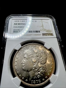 1878 7/8 STRONG NGC CERTIFIED HIGH AU/DETAILS  QUALITY RARE VARIETY !!! NICE PQ - Picture 1 of 7
