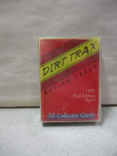 1991 Dirt Trax Racing Cards Set Part I lot 1