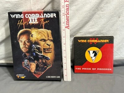 1994 vtg PC game WING COMMANDER III HEART TIGER & IV FREEDOM Mark Hamill ORIGIN - Image 1 of 4
