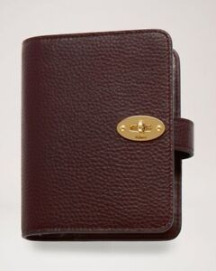 MULBERRY Postman's Lock Pocket Book - OXBLOOD Natural Grain Leather (RRP £280)
