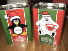 2 Mcsteven?S Hot Chocolate Penguin Polar Beer Santa Hat Christmas Tin Lot Empty