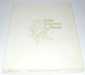 1977  "TODAY TOMORROW ALWAYS BY CAESAR JOHNSON WEDDING HC  - Imagen 1 de 6